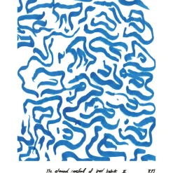 1778 PAPER COLLECTIVE Affiches-Affiche Comfort Blue - Paper Collective