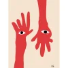 1778 PAPER COLLECTIVE Affiches-Affiche Hamsa Hands - Paper Collective
