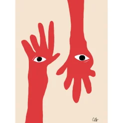 1778 PAPER COLLECTIVE Affiches-Affiche Hamsa Hands - Paper Collective