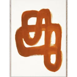 1778 PAPER COLLECTIVE Affiches|Accessoirisez Votre Intérieur-Affiche Orange Brush - Paper Collective