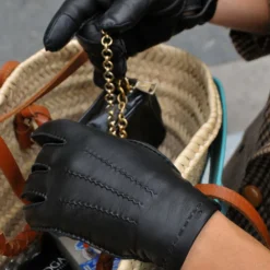 Femme AGNELLE Gants & Mitaines-- Gants Aude - Noir