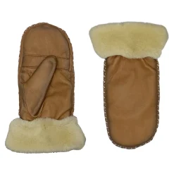 Femme AGNELLE Gants & Mitaines-- Moufles Marie-Alix - Marron