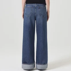 Femme Agolde Jeans-- Jean Dame - Bleu