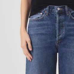 Femme Agolde Jeans-- Jean Dame - Bleu