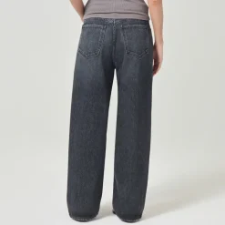 Femme AGOLDE Jeans-- Jean low slung baggy - Noir