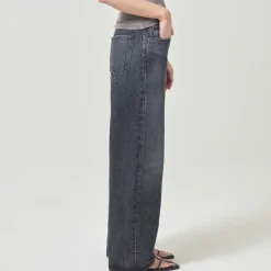 Femme AGOLDE Jeans-- Jean low slung baggy - Noir