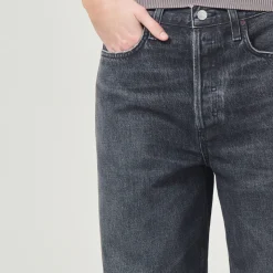 Femme AGOLDE Jeans-- Jean low slung baggy - Noir