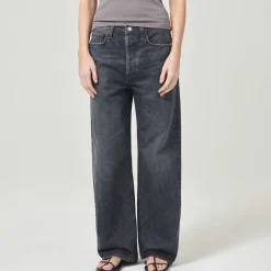 Femme AGOLDE Jeans-- Jean low slung baggy - Noir