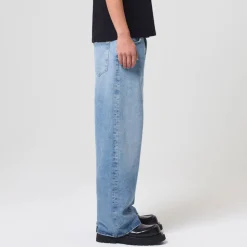 Femme AGOLDE Jeans-- Jean low slung baggy - Bleu clair