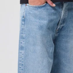 Femme AGOLDE Jeans-- Jean low slung baggy - Bleu clair