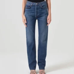 Femme AGOLDE L'esprit Merci|Jeans-- Jean 90s pinchlong - Bleu foncé