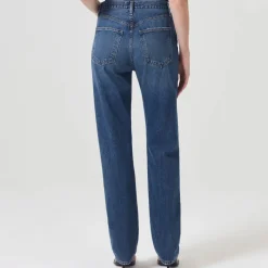 Femme AGOLDE L'esprit Merci|Jeans-- Jean 90s pinchlong - Bleu foncé