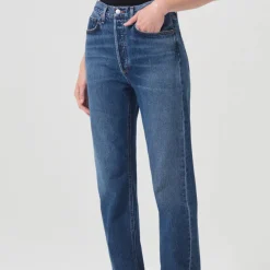 Femme AGOLDE L'esprit Merci|Jeans-- Jean 90s pinchlong - Bleu foncé