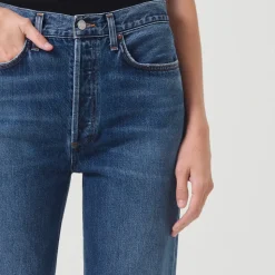 Femme AGOLDE L'esprit Merci|Jeans-- Jean 90s pinchlong - Bleu foncé