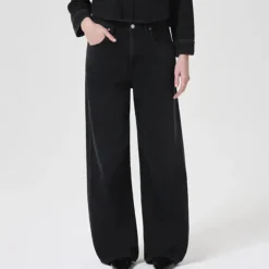 Femme Agolde Jeans-- Jeans Low Curve - Noir