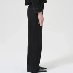 Femme Agolde Jeans-- Jeans Low Curve - Noir