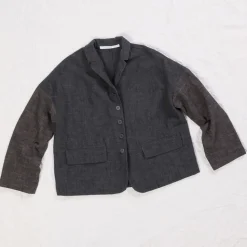 Femme ALBUM DI FAMILIA Vestes-Album Di Famiglia - Blazer Patch - Noir