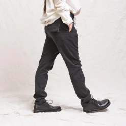 Femme ALBUM DI FAMILIA Pantalons-Album Di Famiglia - Pantalon Slim STW - Gris foncé