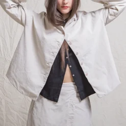 Femme ALBUM DI FAMILIA Vestes-Album Di Famiglia - Veste ample en velours - Beige