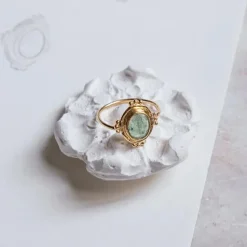 Femme ALIX D REYNIS Bagues-Alix D. Reynis - Bague Agathe - Vert