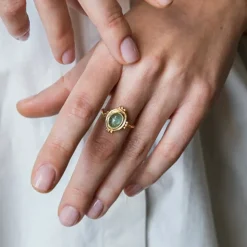 Femme ALIX D REYNIS Bagues-Alix D. Reynis - Bague Agathe - Vert