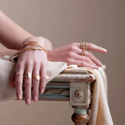 Femme ALIX D REYNIS Bagues-Alix D. Reynis - Bague Dentelle - Doré