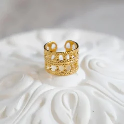 Femme ALIX D REYNIS Bagues-Alix D. Reynis - Bague Dentelle - Doré