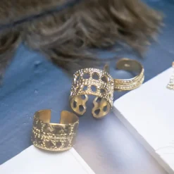 Femme ALIX D REYNIS Bagues-Alix D. Reynis - Bague Dentelle - Doré