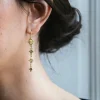 Femme ALIX D REYNIS Boucles D'oreilles-Alix D. Reynis - Boucles d'oreilles Léonie - Tourmaline Verte