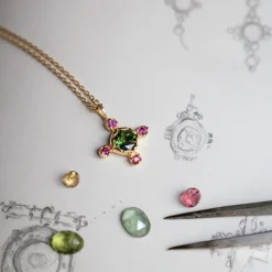 Femme ALIX D REYNIS Colliers-Alix D. Reynis - Collier Anna - Vert