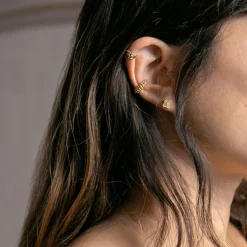 Femme ALIX D REYNIS Boucles D'oreilles-Alix D. Reynis - Earcuff Cassopiée - Doré