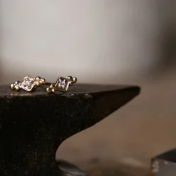 Femme ALIX D REYNIS Boucles D'oreilles-Alix D. Reynis - Puce Sao - Doré