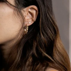 Femme ALIX D REYNIS Boucles D'oreilles-Alix D. Reynis - Puce Sao - Doré