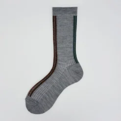 Femme Alto Milano Chaussettes|Chaussettes-- Chaussettes Altea - Gris