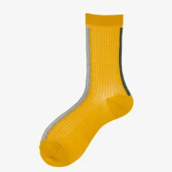 Femme Alto Milano Chaussettes|Chaussettes-- Chaussettes Tokina - Jaune