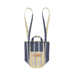 Femme AMIACALVA Sacs À Main-- Sac Easy Bag S - Bleu & Jaune