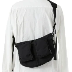 Femme AMIACALVA Sacs À Main-- Sac Gabardine Bodybag - Noir