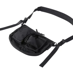 Femme AMIACALVA Sacs À Main-- Sac Gabardine Bodybag - Noir