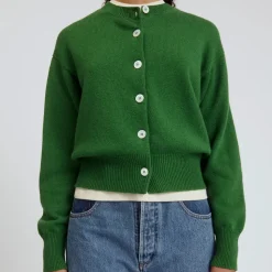 Femme u0026 Daughter L'esprit Merci|Mailles-& Daughter - Cardigan Ada - Vert