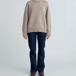 Femme u0026 Daughter Mailles-& Daughter - Col roulé Caragh - Beige