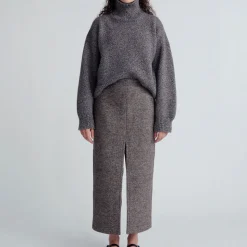 Femme u0026 Daughter L'esprit Merci|Mailles-& Daughter - Col roulé court Caragh - Marron