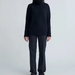 Femme u0026 Daughter Mailles-& Daughter - Tunique en maille Fintra - Noir