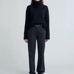 Femme u0026 Daughter Mailles-& Daughter - Tunique en maille Fintra - Noir