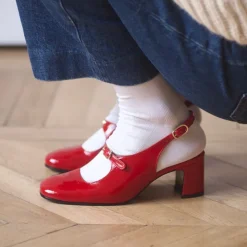 Femme ANNE THOMAS Bottes-- Babies Venezia - Rouge