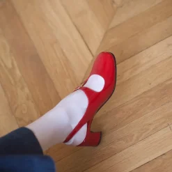 Femme ANNE THOMAS Bottes-- Babies Venezia - Rouge