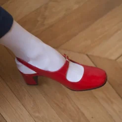 Femme ANNE THOMAS Bottes-- Babies Venezia - Rouge