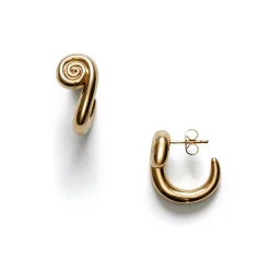 Femme Anni Lu Boucles D'oreilles-- Boucles d'oreilles Swirl - Or