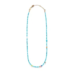 Femme Anni Lu Colliers-- Collier Dotty - Turquoise