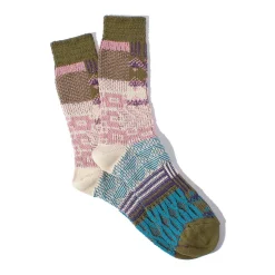 Femme Anonymous ISM Chaussettes|Chaussettes-- Chaussettes Multi Links - Kaki