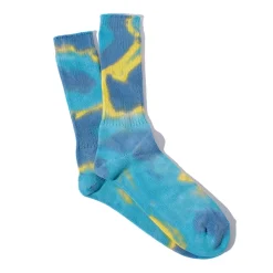Femme Anonymous ISM Chaussettes|Chaussettes-- Chaussettes Tie Dye - Bleu